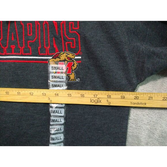 Maryland Terrapins Champions Sweatshirt Mens Small Gray Embroidered Pullover - Picture 2 of 6